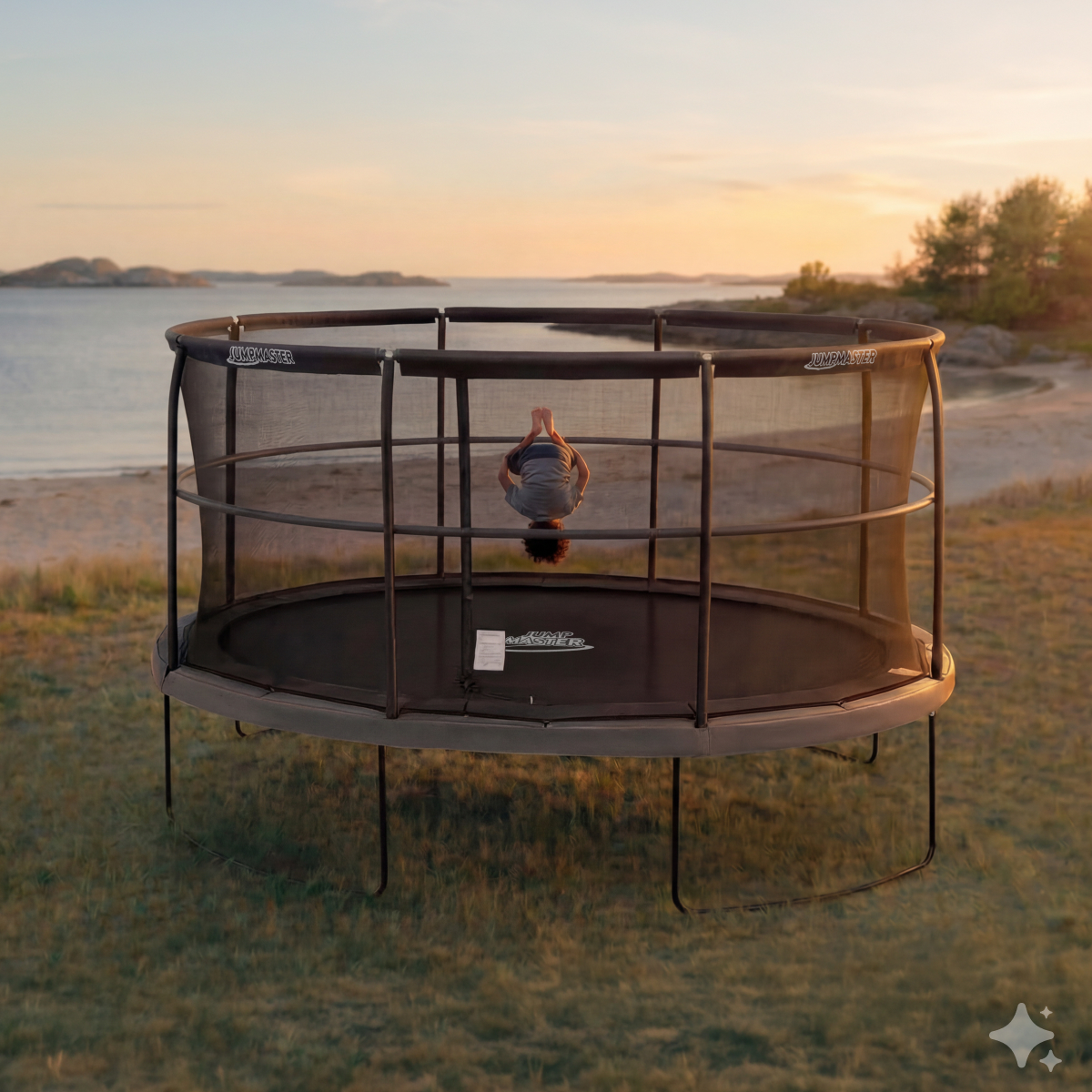 Premium Oval 5,24 x 3,43 m. Trampolin
