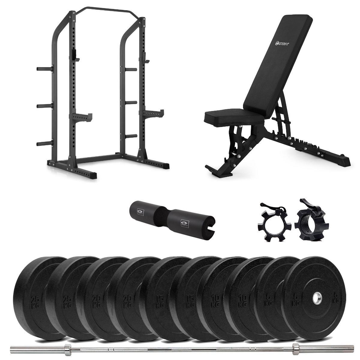 300 Half Rack Bumper Styrkepakke - 90 kg